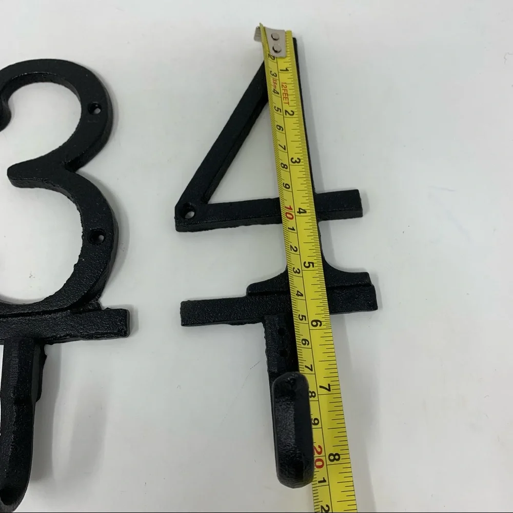 Target Black Number Wall Hooks - 2, 3, 4